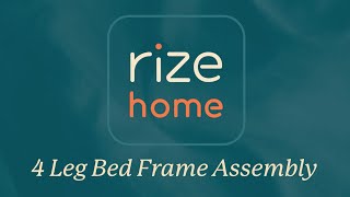 4-Leg Bed Frame Assembly