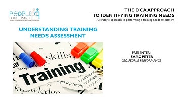 Fundamentals to Training Needs Assessment