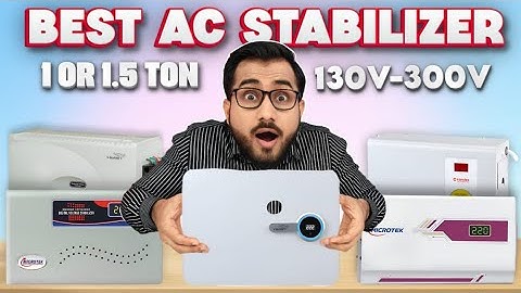 Best Stabilizer for 1.5 Ton AC | Best Voltage Stabilizer for Home | for Inverter AC