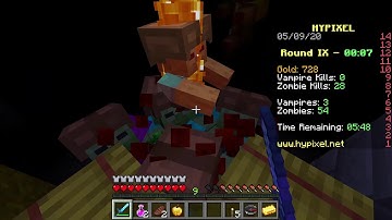 Playing Hypixel | Vampire Z | Erias OP Spot with 200+ Zombie Kills