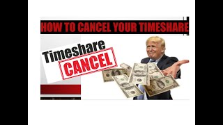 How to CANCEL your timeshare purchased in the United States or another country. #timeshare #cancel