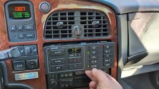 Saab 9000 blower motor controller replaced with 9-5 part.