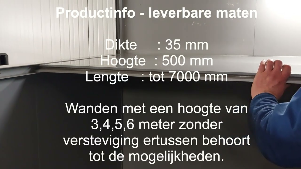 Montage Kunststof Panelen voor wandafscheidingen en wandbekleding