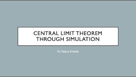 Central Limit Theorem Through Simulation