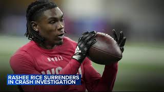 Kansas City Chiefs receiver Rashee Rice surrenders to police in connection with 6-car crash