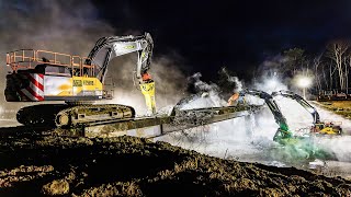 Bridge Demolition on Britain's Busiest Motorway! | Volvo EC550EL & EC380EL