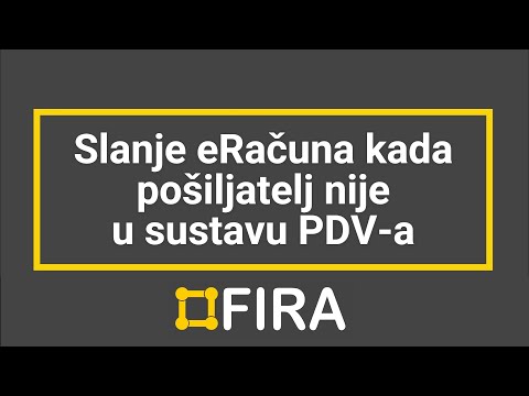 Video: slanje eRačuna kad niste u sustavu PDV-a