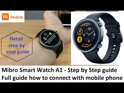 Mibro Smart Watch A1 - Review - How to connect with android mobile - how to charge smart watch