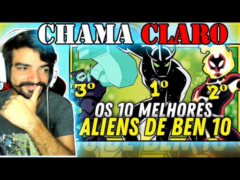 YERIK REACT - TOP 10 MELHORES E MAIS IMPORTANTES ALIENS DE BEN 10!!!