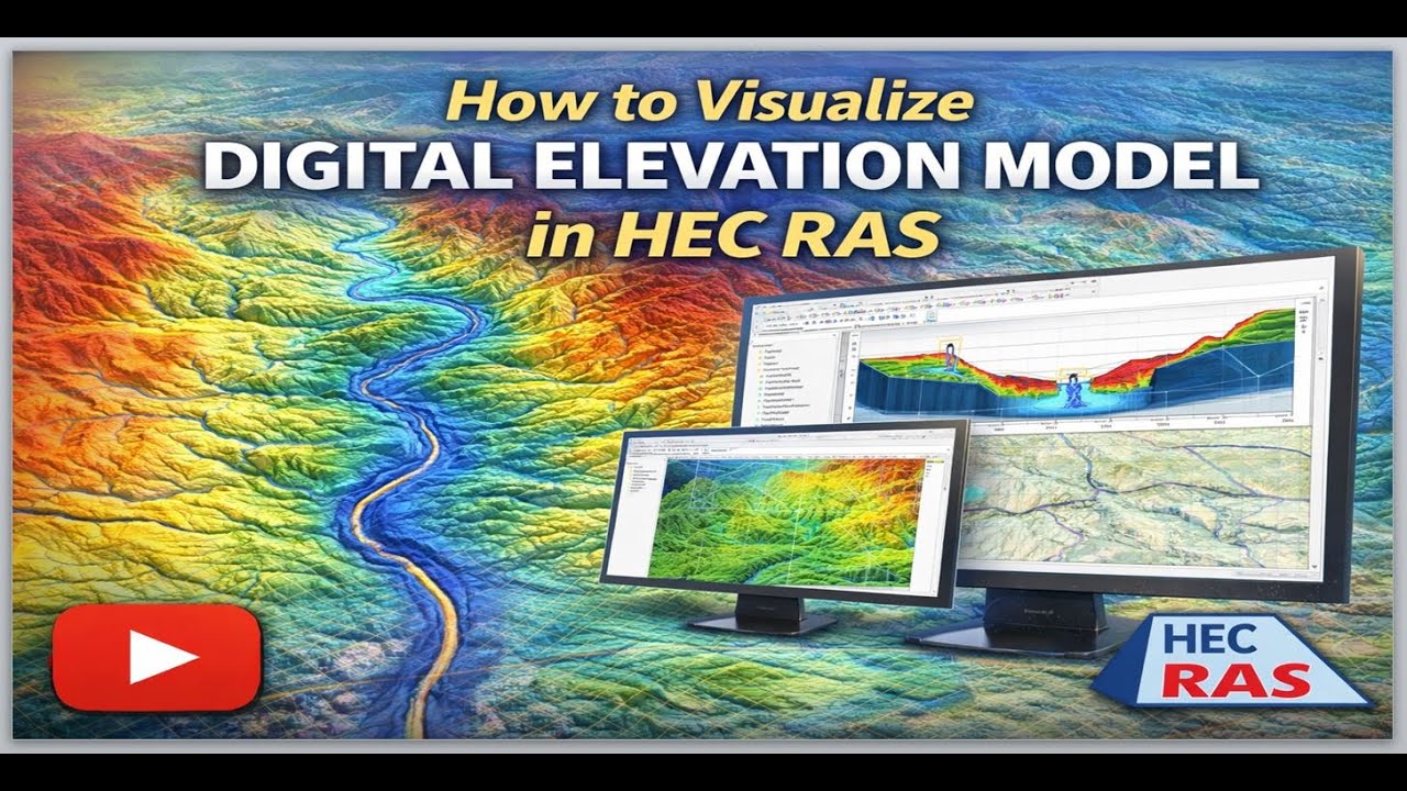 Как визуализировать цифровую модель рельефа в HEC RAS