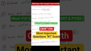 CBSE Class 12th Compartment Exam 2026 | Maths Subject " RT " तो क्या करें? #cbse #restart #reexam