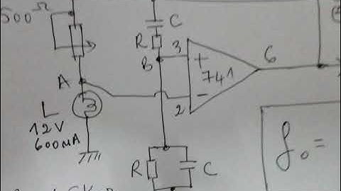 Sine wave oscillator Wien bridge.