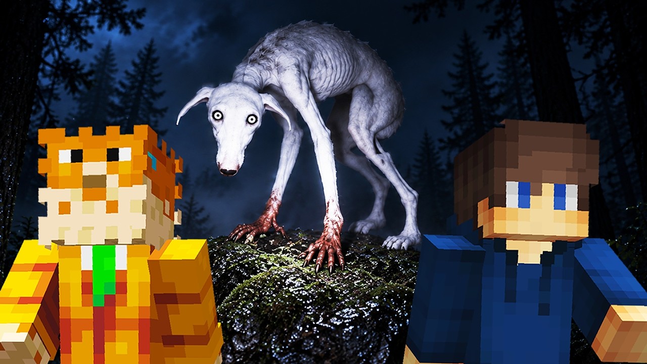 2 Idiots Survive Dexter the Dog in Minecraft