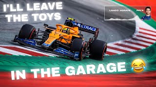 NORRIS JOKING ON THE TEAM RADIO AFTER FINISHING P5 IN AUSTRIA! YOU CAN GO HOME!