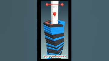 Stack Ball Lavel 123 Complited  #stackball #123 #shorts #gameplay #Lavel123  #Ballgame