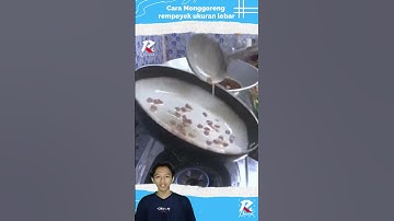Thumbnail of cara menggoreng rempeyek agar ukurannya lebar-lebar #shorts #viral #shortsvideo