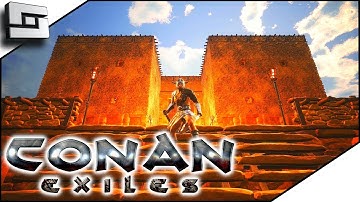 Conan Exiles Gameplay - STARTER BASE BUILDING! E3