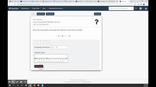 How to Answer Linear Inequality and Number Line Delta Math
