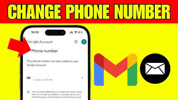 How to Change Phone Number in Gmail | 2025