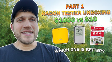 $1000 vs $20 Radon Gas Tester Comparison and Unboxing | Airthings Corentium Pro vs Charcoal