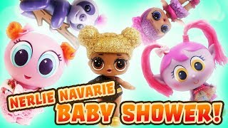 Lol Surprise Dolls Distroller Alushhhes And Neonate Navarie Baby Shower Featuring Queen Bee
