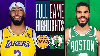 Los Angeles Lakers vs Boston Celtics Full Game Highlights | NBA Highlights | NBA Live Today