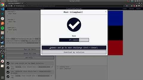 Sass | Front End Libraries | Free Code Camp