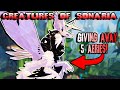 GIVING AWAY 5 AERIES! |Creatures Of Sonaria|