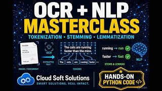 OCR + NLP Masterclass: Tokenization, Stemming & Lemmatization Explained with Python Code