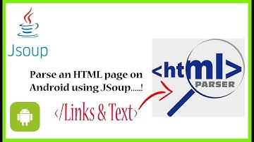 Parsing html page in Android | part 2 | Fetching Links with text