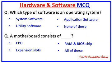 Computer Hardware and Software MCQ