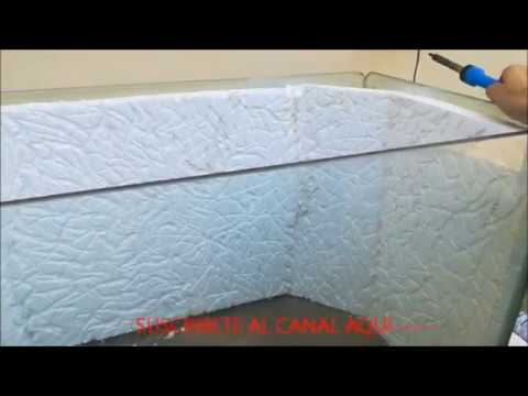 FONDO 3D PARA ACUARIO FACIL. Parte 1º. - YouTube