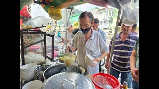 Xe bò viên nguyên chất đông khách nhất Sài Gòn, khách dí ông chủ làm không kịp