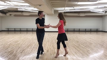 Zouk - Blocked Infinity Step with Free Spin Exit