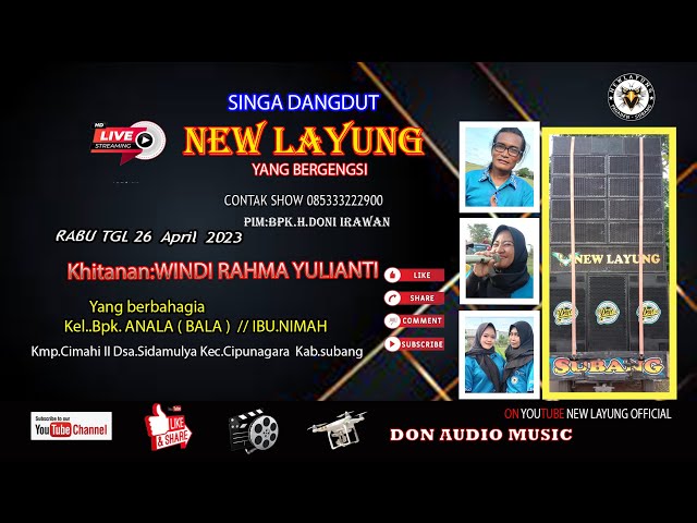 LIVE STREAMING || SINGA DANGDUT NEW LAYUNG || EDISI RABU 26-04-2023 || CIMAHI-CIPUNAGARA-SUBANG class=