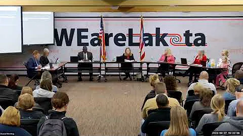 April 27, 2022: Lakota Board of Education Emergenc...
