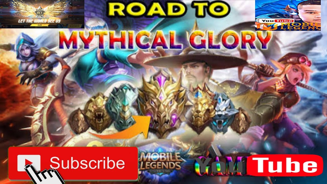 Road to mhytic glory at mobile Legends Bang Bang 