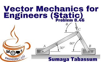 Vector Mechanics for Engineers (Static) Tenth Edition Solution Bangla Problem 8.46