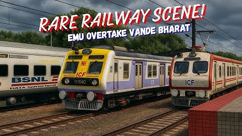 Vande Bharat Loses Priority! | Stunning Indian Rail Simulation Scene #indianrailways #train 