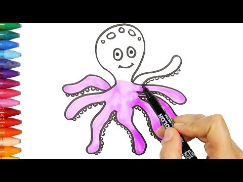 Video: Wie Zeichnet Man Einen Oktopus