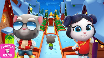 Talking Tom Gold Run |  Game Play Trick |  Talkingcat Tom Level 23 NOOB PRO HACKER