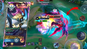 GLOBAL ALPHA BEST BUILD & TRUE DAMAGE 18KILLS IN RANK 👽[MUST TRY]