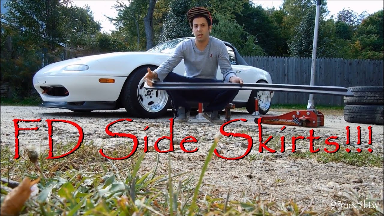 FD (Feed Style) Side skirt Install!!! on the (NA Miata Project) YouTube