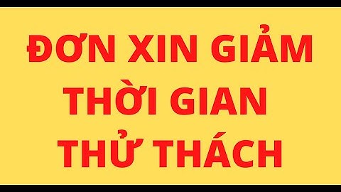 Hướng dẫn quy định thời gian thử thách án treo