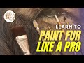 Easy Guide for Painting Realistic Fur | How to Paint Detailed Fur