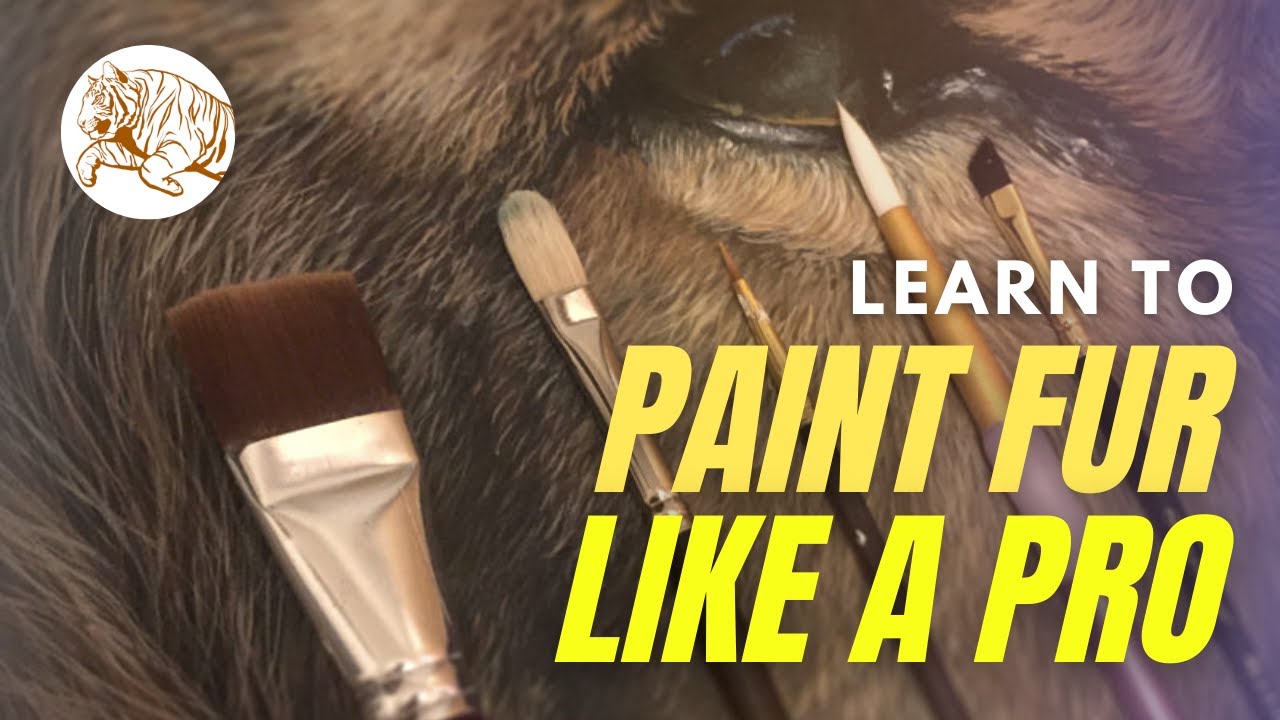 Top 5 Brushes to Use When Painting Fur in Acrylics - and how to use them! -  Studio Wildlife