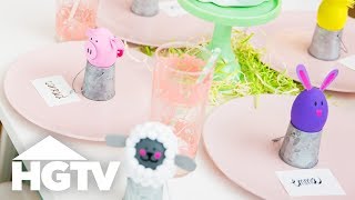 DIY Adorable Easter Egg Animals | HGTV Happy | HGTV