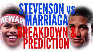 Shakur Stevenson vs Miguel Marriaga BREAKDOWN & PREDICTION 🥊🎙️
