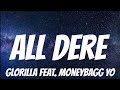 GloRilla feat. Moneybagg Yo - All Dere ( Lyrics )