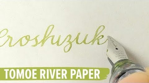 Tomoe River Paper
